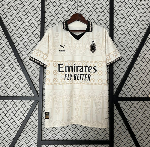AC Milan x Pleasures maillot foot Blanc 2024 2025